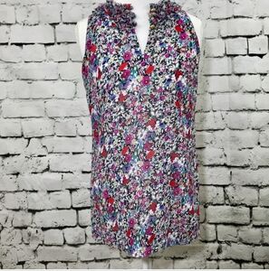 CAbi Style # 355 Liberty Multicolor Sleeveless Blouse